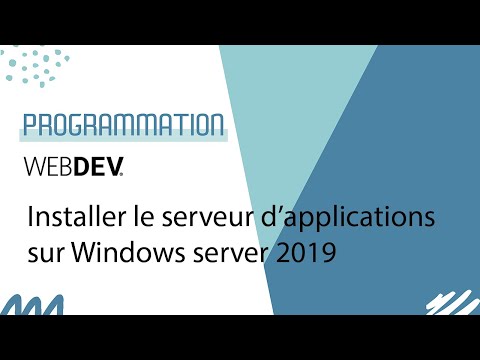 WEBDEV - Installation du serveur d'applications WEBDEV 26  sur Windows 2019
