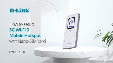 How to setup D-Link DWR-U2100 5G Wi-Fi 6 Mobile Hotspot Malaysia with nano-SIM Card?