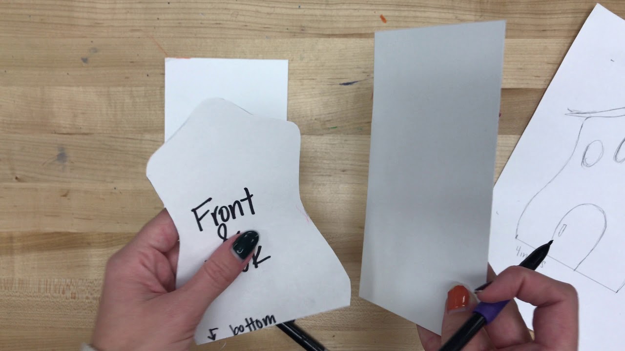 How to make a Paper Template - YouTube