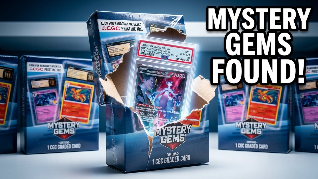 mystery gems pokemon graded card Gems, 1 CGC Per Box, Great Gift for Birthday or Special Occasions : Toys & Games or searching for that elusive rare card Mystery Gems Pokemon Packs: What