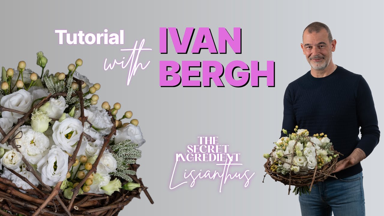Durable Lisianthus Bouquet | Wire & Vine Armature Handtied Bouquet Masterclass by Ivan Bergh