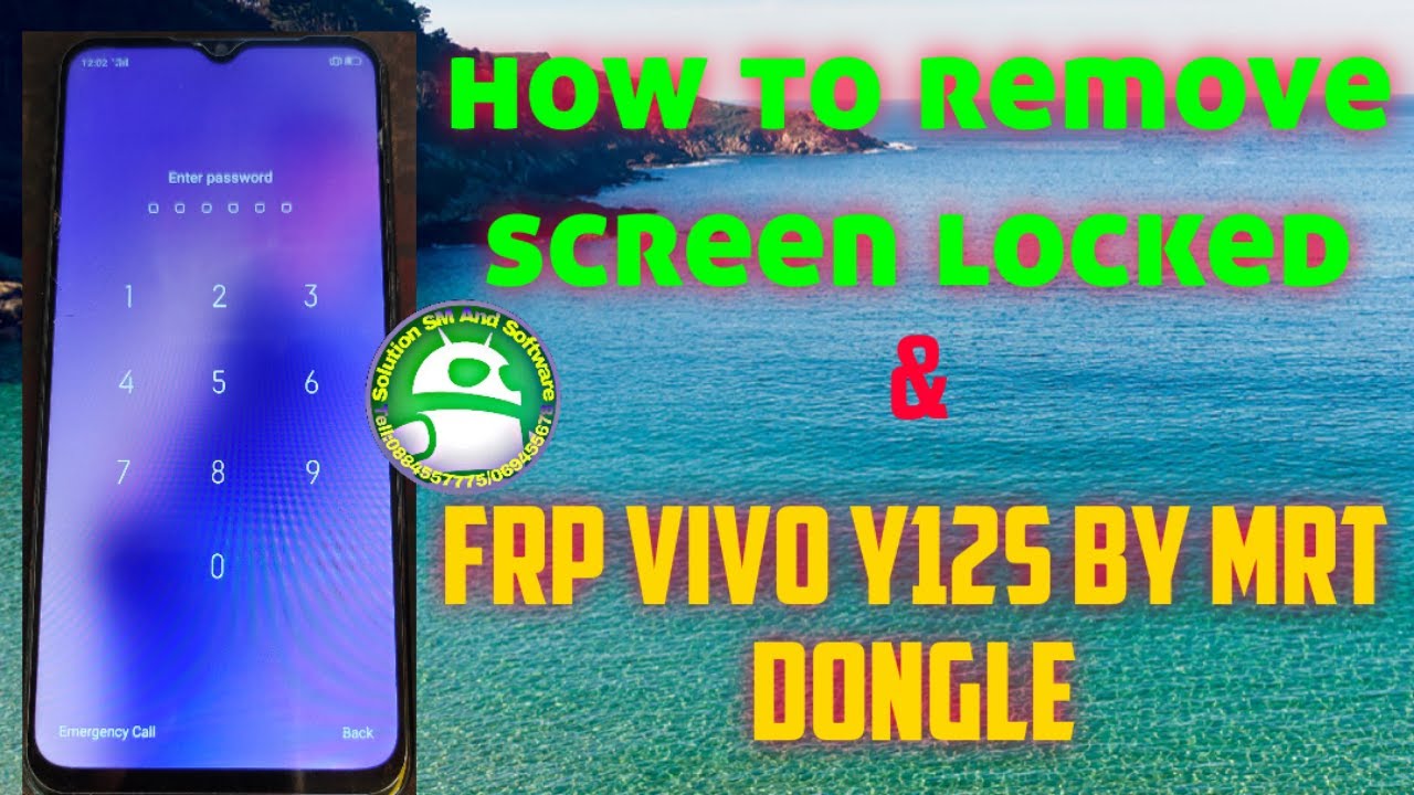 how to remove/unlock screen locked/passcode/password & frp vivo y12s by