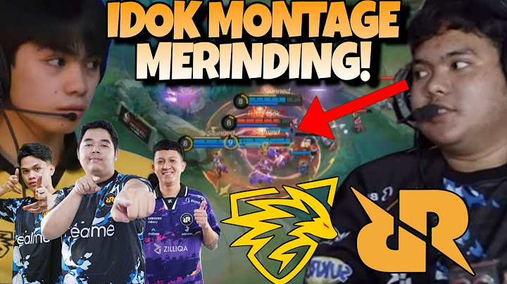 IDOOKKK TIGREAL MONTAGEEE !! MERINDINGG !! RRQ VS ONIC PH MATCH 2 - ESL GRAND FINAL
