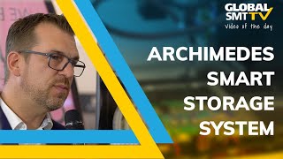 Arcadia presented a smart component storage cart and stencil storage system.