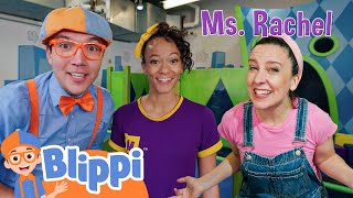Blippi, Meekah, And Ms. Rachel Make A Song! | 🔤 Moonbug Subtitles 🔤 | Learning Videos