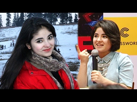 Www Kashmir Babes Video 16yer Com - CUTE Dangal Girl Zaira Wasim On Growing Up In Kashmir As A 16yr Old -  YouTube