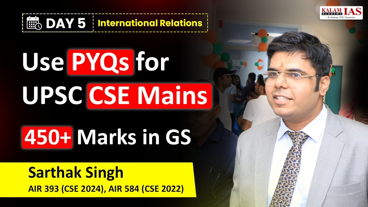 Use PYQs for UPSC CSE Mains 2025 to Score 450+ Marks in GS | Mains ...