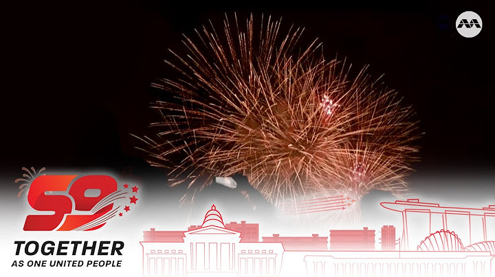 NDP Songs Medley and Fireworks display | National Day Parade 2024