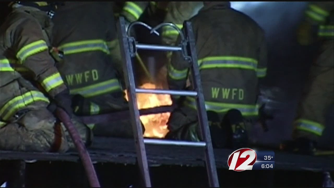 West Warwick Fire Considered Suspicious - YouTube
