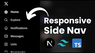Build Xs Responsive Side Nav With Next.js 13 And Tailwind Css