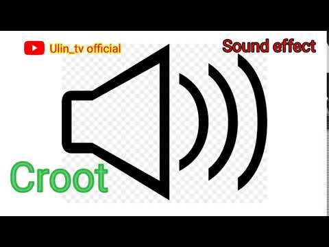 Sound effect Croot..................