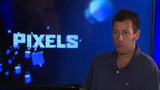 Famous Pixels: Adam Sandler "Brenner" Behind the Scenes Movie Interview | ScreenSlam Profile
