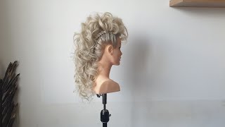 Curly Mohawk Hairstyle