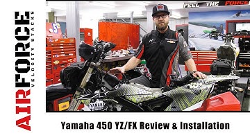 Airforce Velocity Stacks Yamaha 450 YZ/FX Review & Installation