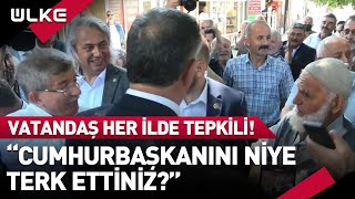 Ahmet Davutoğlu'na Giresun'da Vatandaş Tepkisi!