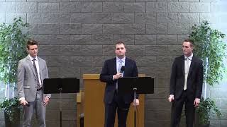 One Accord singing a Psalter 266 arrangement at the Psalm Choir Concert