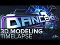 3d Modeling Timelapse - Danceholics Logo 3ds max