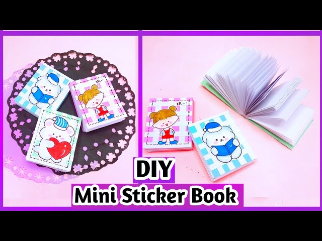 Diy Hello Kitty Sticker Book/how to make sticker book/diy Sticker Book/diy  sticker/handmade stickers 