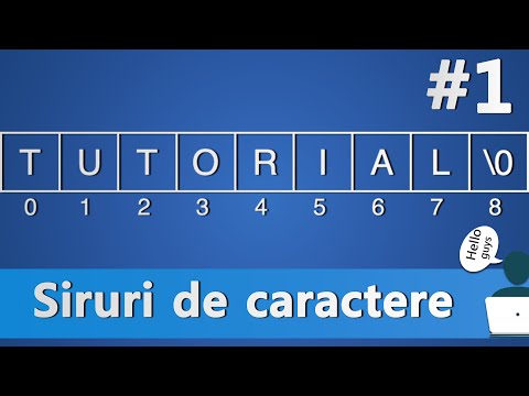 [1/3] Siruri de caractere in C++ | Declararea, citirea si parcurgerea