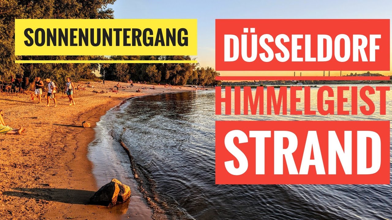 Düsseldorf - traumhafter Strand in Himmelgeist - Sonnenuntergang ☀️