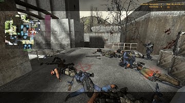 Counter-Strike: Source 15 VS 15 Bot Fight de_incido_v7