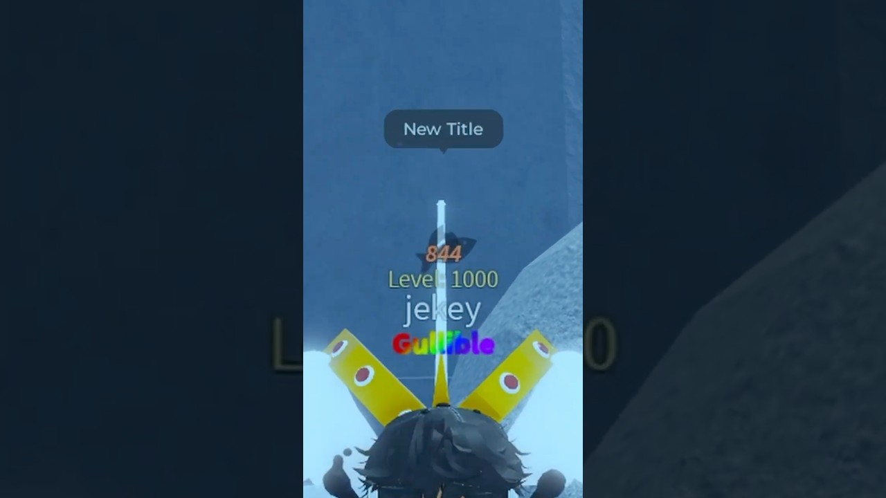 NEW GULLIBLE Title in Roblox Fisch 