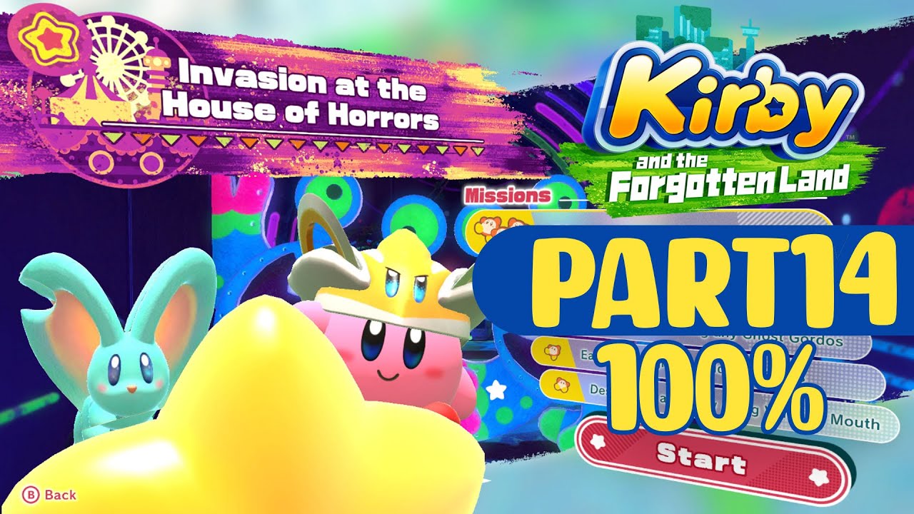 KIRBY AND THE LAND INVASION AT THE HOUSE OF HORRORS 100