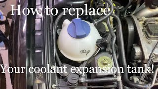HOW TO REPLACE EXPANSION TANK! (On your Mk4 Golf) Vw Golf Iv Expansion Tank Replacement Step By Step Diy Guide