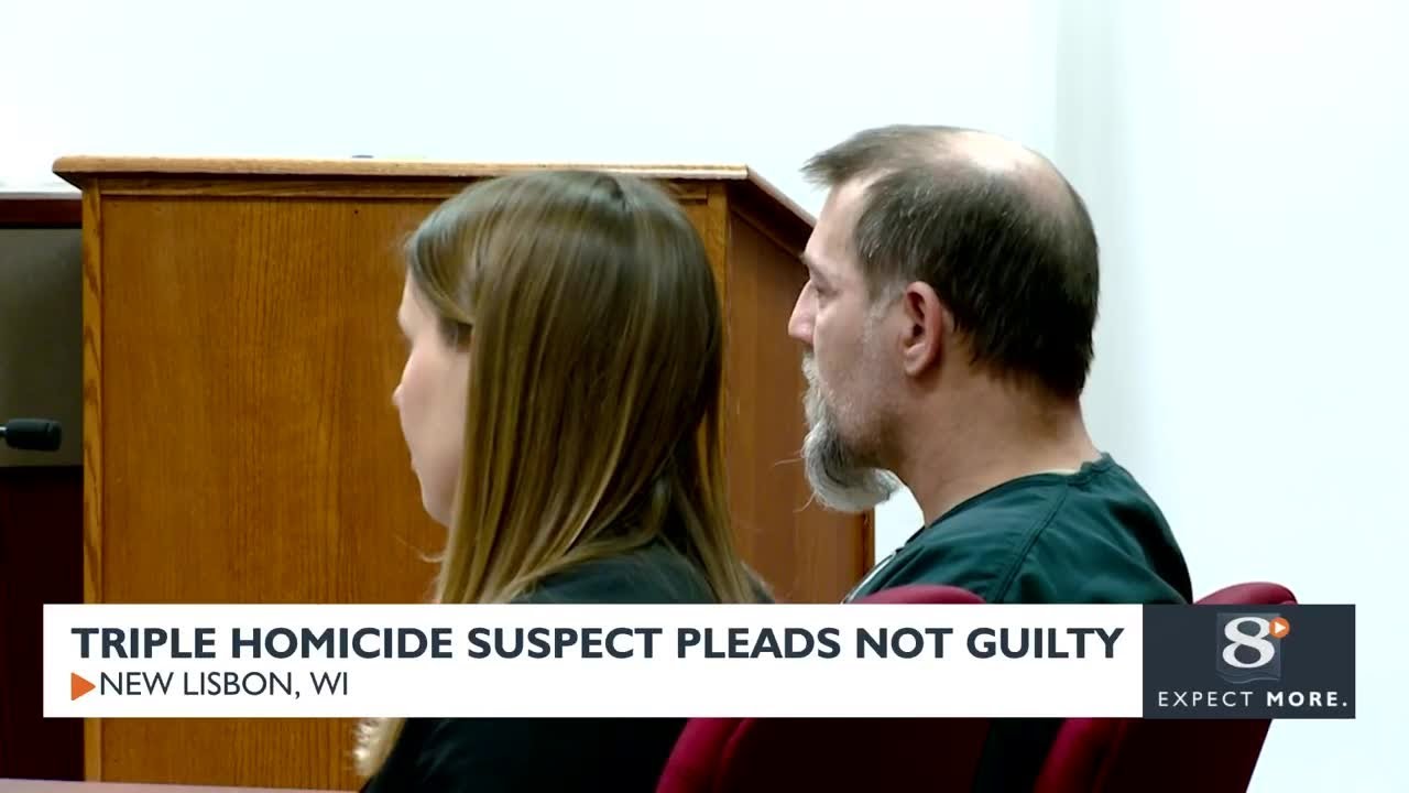Triple homicide suspect pleads not guilty, trial set for next year ...