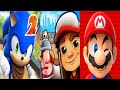 Sonic Dash 2 Sonic Boom Vs Subway Surfers Vs Super Mario Run