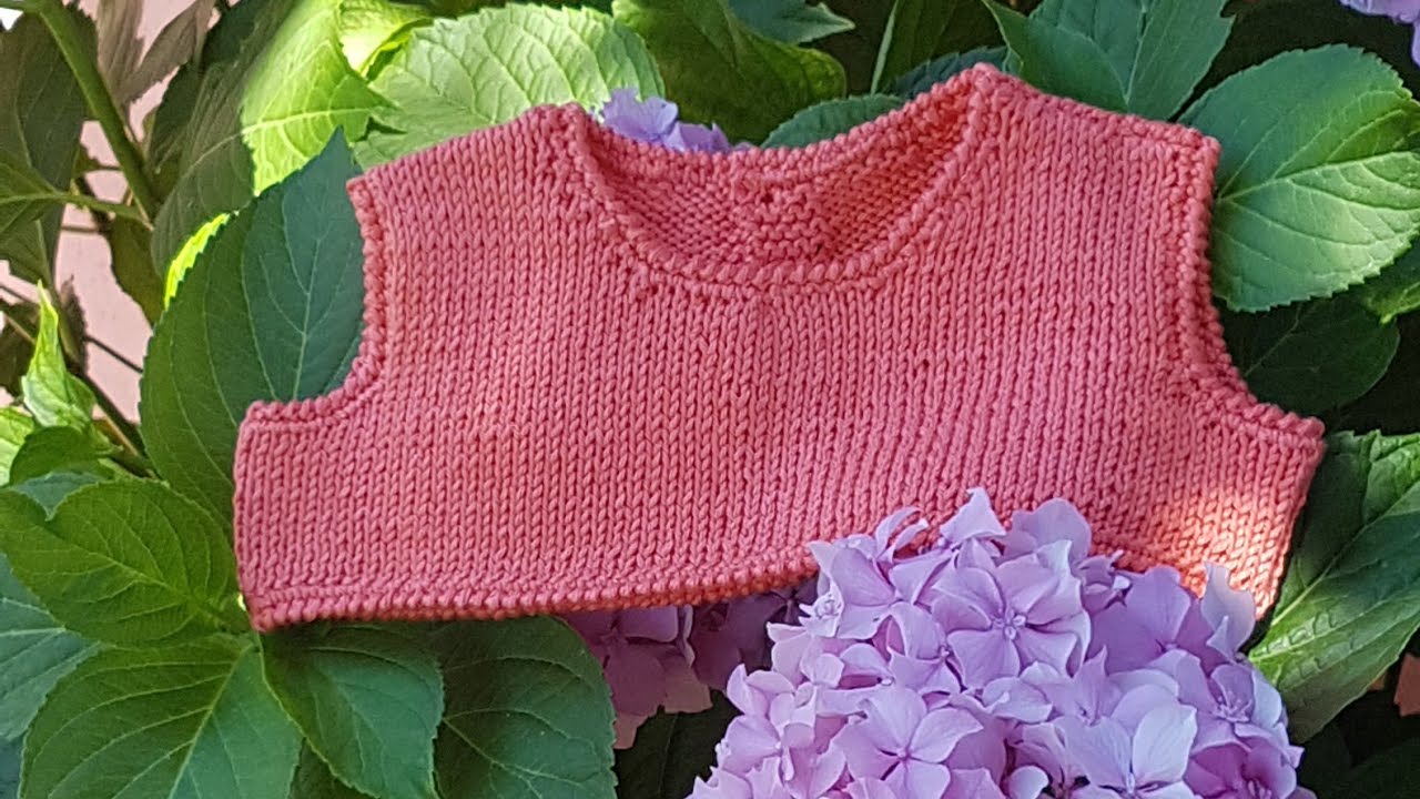 Vestitino bimba con corpetto a maglia e gonna in stoffa (dietro) - YouTube