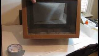 Instructions on how to make your own box for raising butterflies. Easy and inexpensive. All you need is a box, duct tape and some 