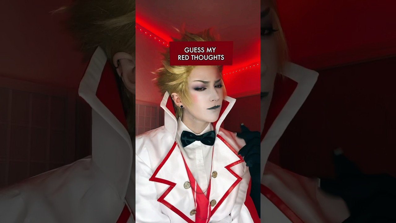 That’s exactly how he’d look going in for a kiss, I just know it #lucifer #lucifercosplay #hazbin