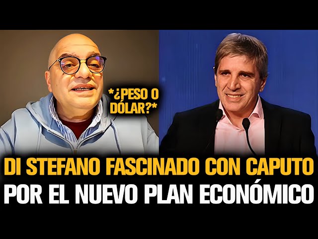 DI STEFANO QUEDÓ FASCINADO CON CAPUTO POR EL NUEVO PLAN ECONÓMICO
