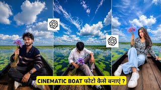 Instagram Trending Boat Photo Edit ChatGPT Prompt | Trending Cinematic Boat AI Photo Editing Prompts screenshot 5