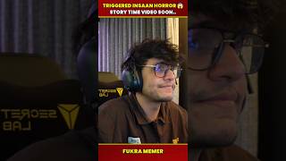 Triggered Insaan Story Time Horror Video 😱 - Triggered Insaan Horror #shorts #triggeredinsaan