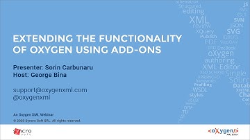 Webinar: Extending the Functionality of Oxygen Using Add-ons