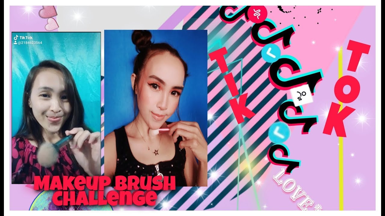 Brush Challenge makeup tutorial Tik Tok YouTube