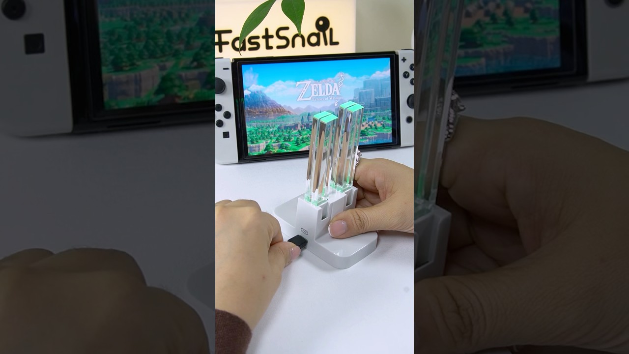 Fast charging for 4 joycons simultaneously. 