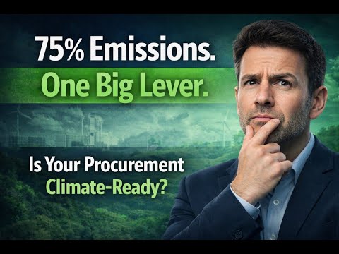 Webinar on Sustainable Procurement - YouTube