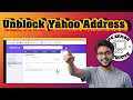 How To Unblock Address On Yahoo Mail | Step-by-Step Guide (2025)