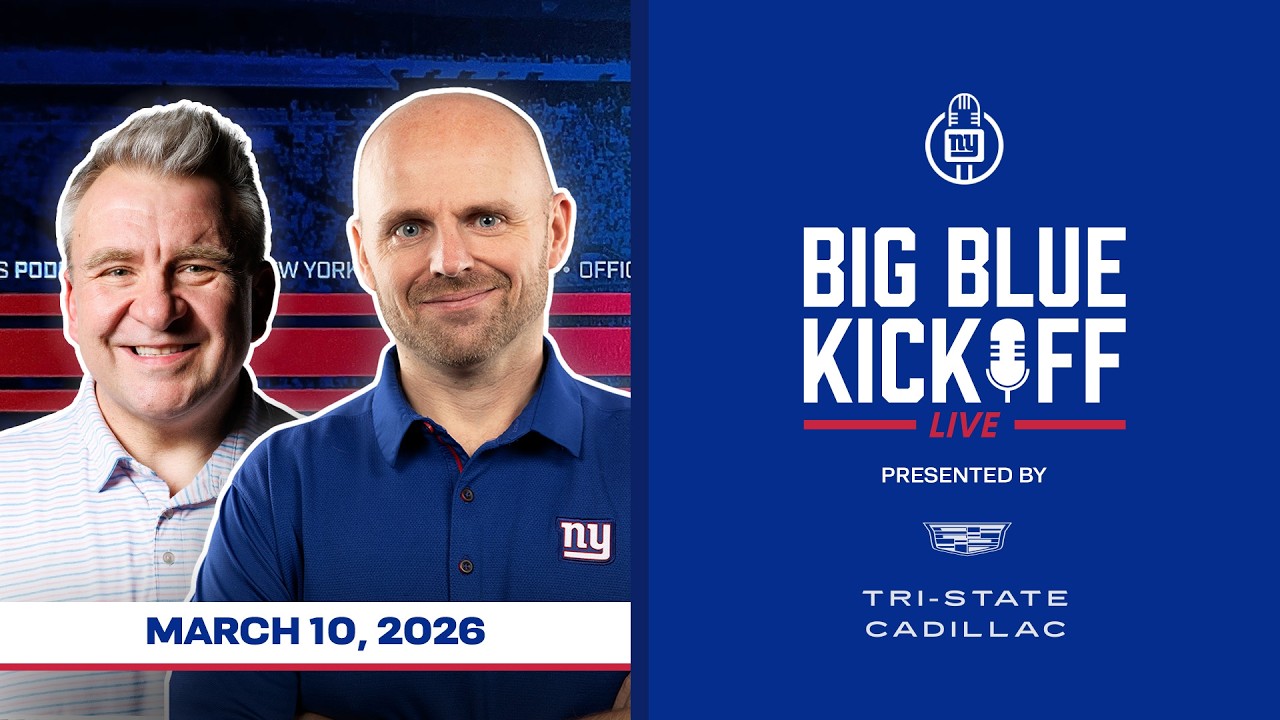 March 10, 2026 | Big Blue Kickoff Live | New York Giants