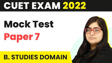 CUET Business Studies Mock Test Paper 7 | CUET Business Studies Domain | CUET 2023