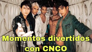 Momentos divertidos con CNCO