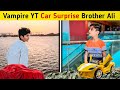 Vampire YT Electric Car Surprise Little Brother Ali #viralvideo #vlogger 