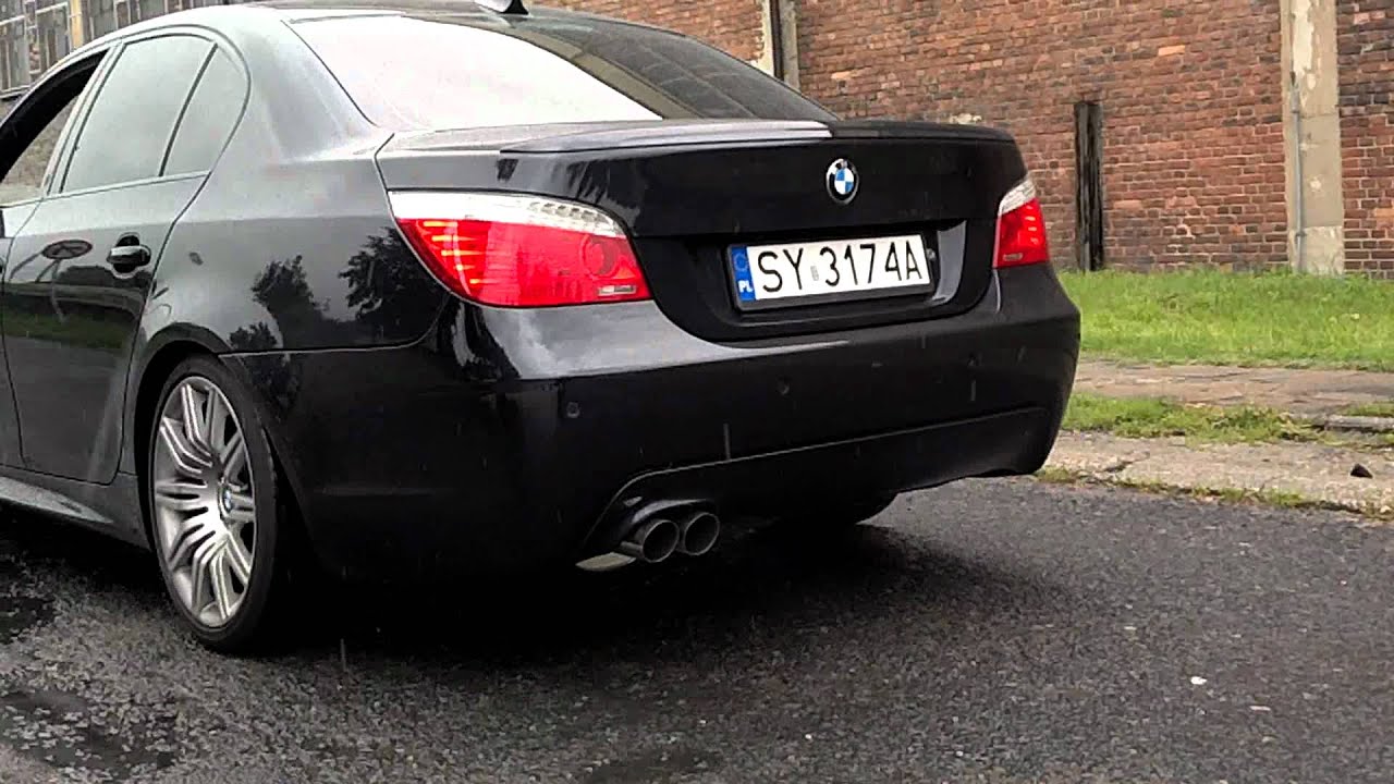 BMW 530d (E60) w/ MGmotorsport.pl exhaust YouTube