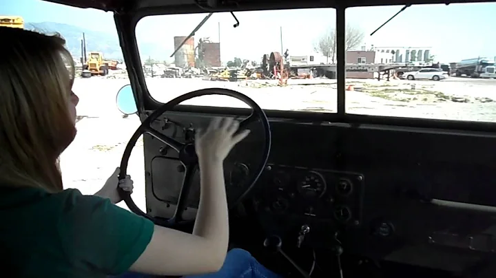 M38A1 drive around yard