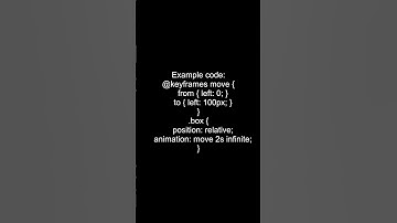 How do I animate an element in CSS?