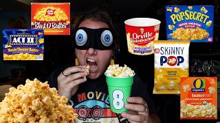 BLIND Taste Testing Microwave POPCORN (Movie Theater Butter Style)