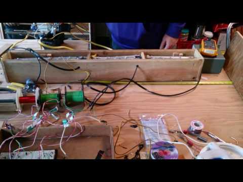 Multi Stage Coil Gun Final Shot.